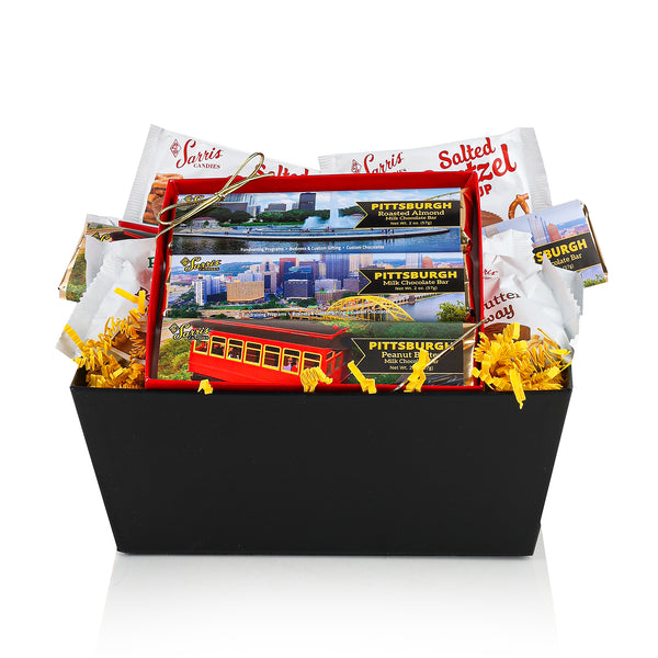 Black & Gold Breakroom Basket