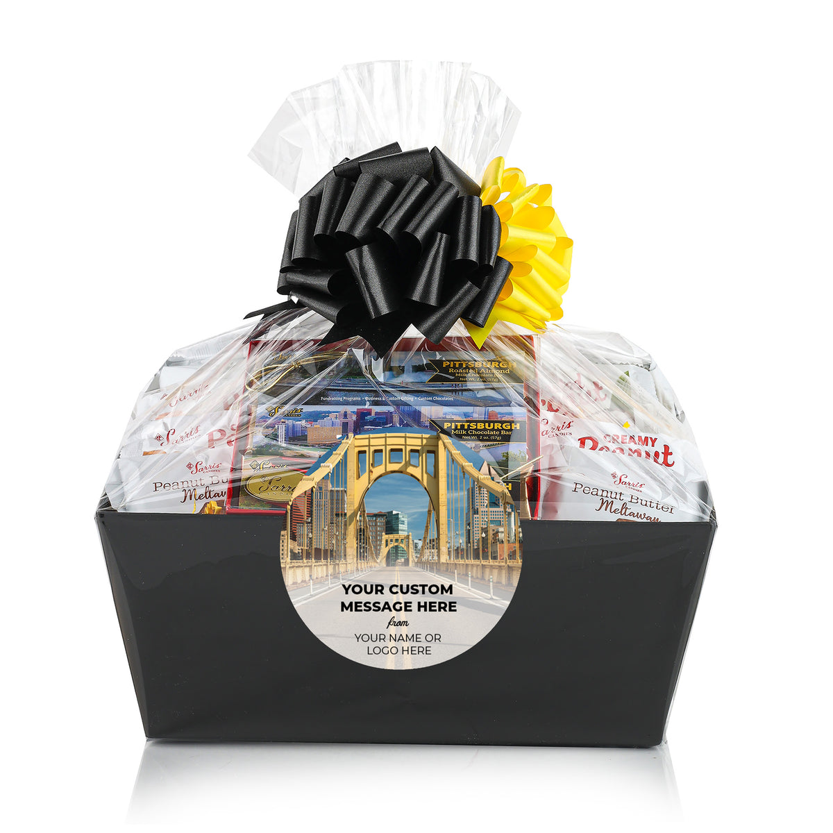 Black & Gold Breakroom Basket