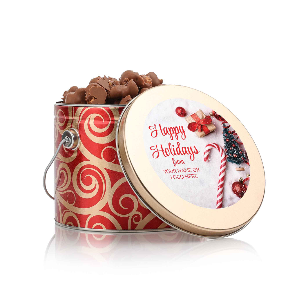 Holiday Mini Pretzel Tin