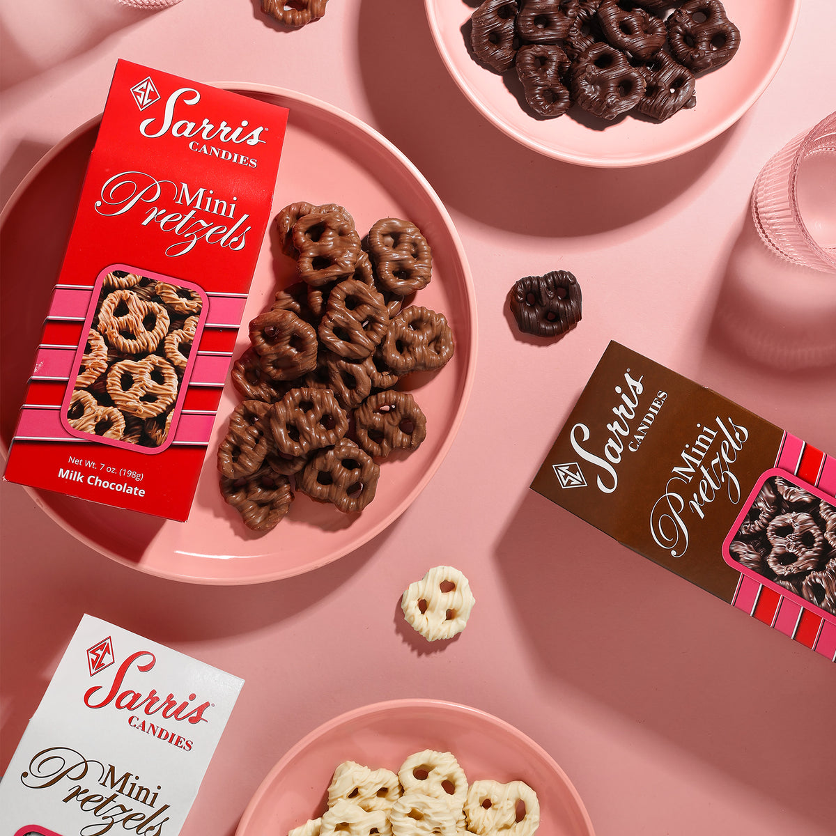 Mini Chocolate Covered Pretzels