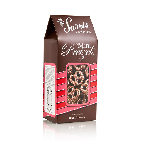 Mini Pretzel Box Dark 7 oz.