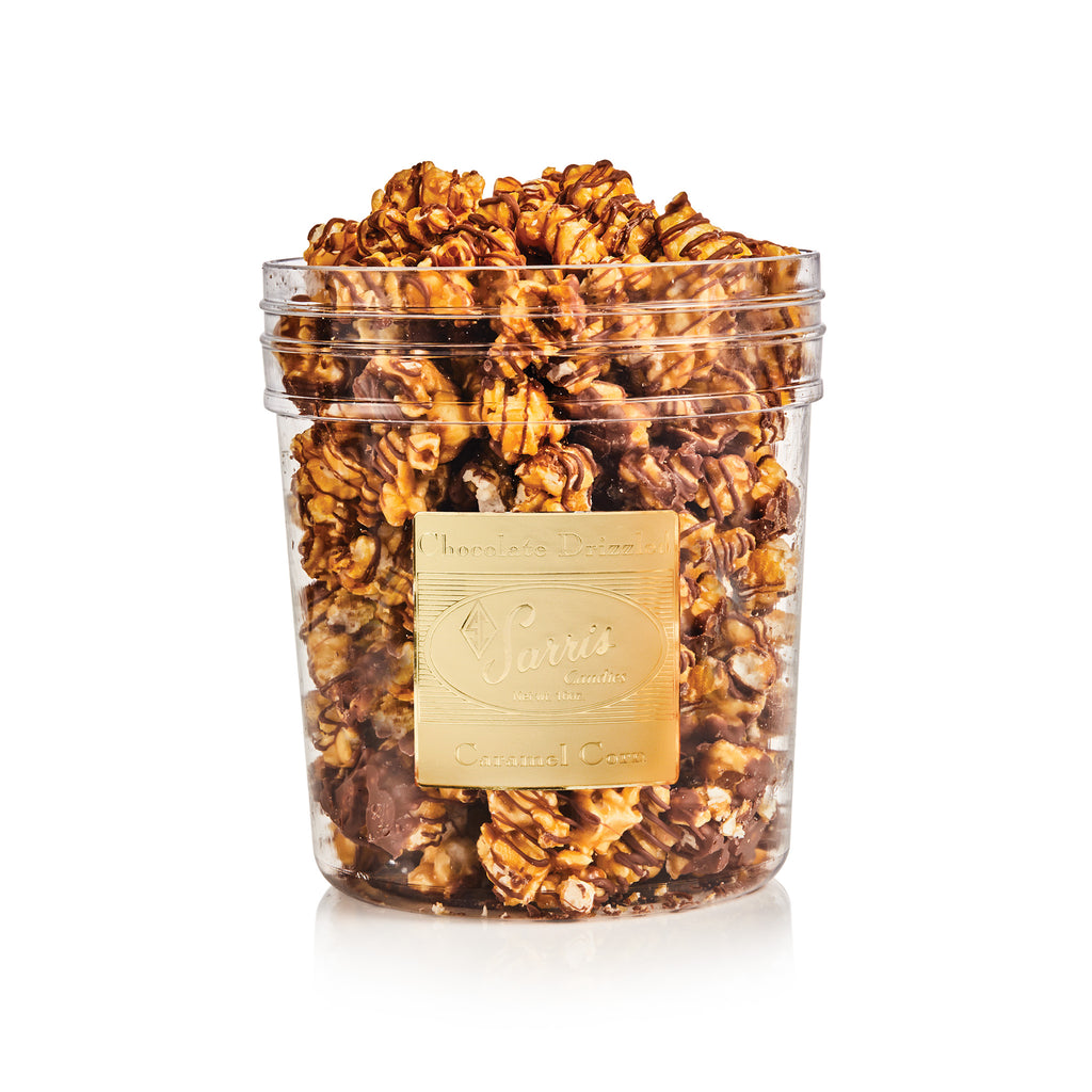 Chocolate Drizzled Caramel Corn 16 oz.