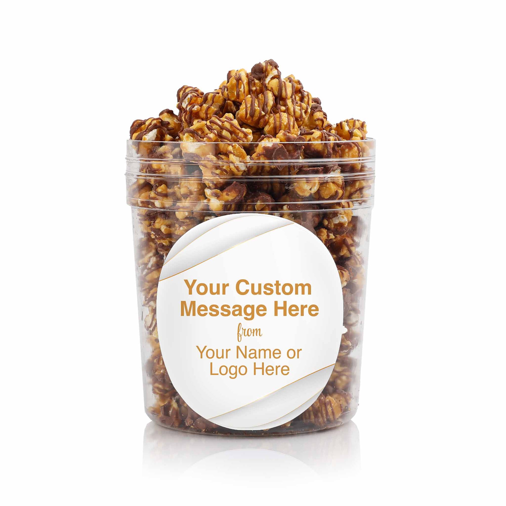 Chocolate Drizzled Caramel Corn