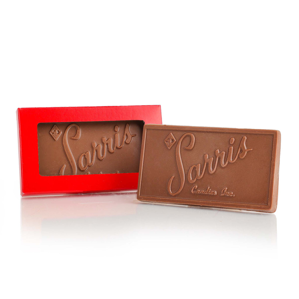 Custom Logo Business Card Milk - Red box 1 oz.