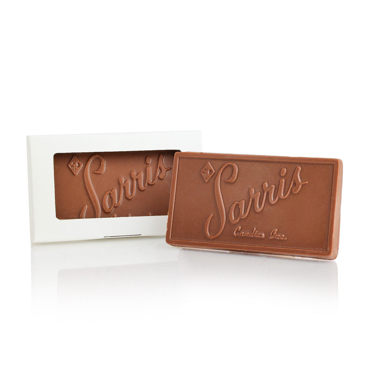 Custom Logo Business Card Milk - White box 1 oz.