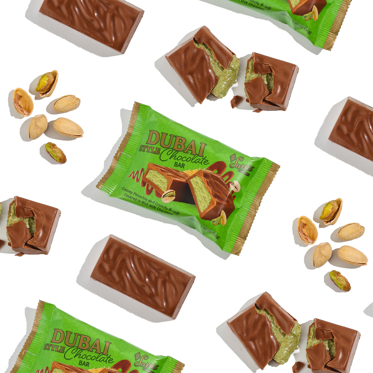 Dubai-Style Chocolate Bars