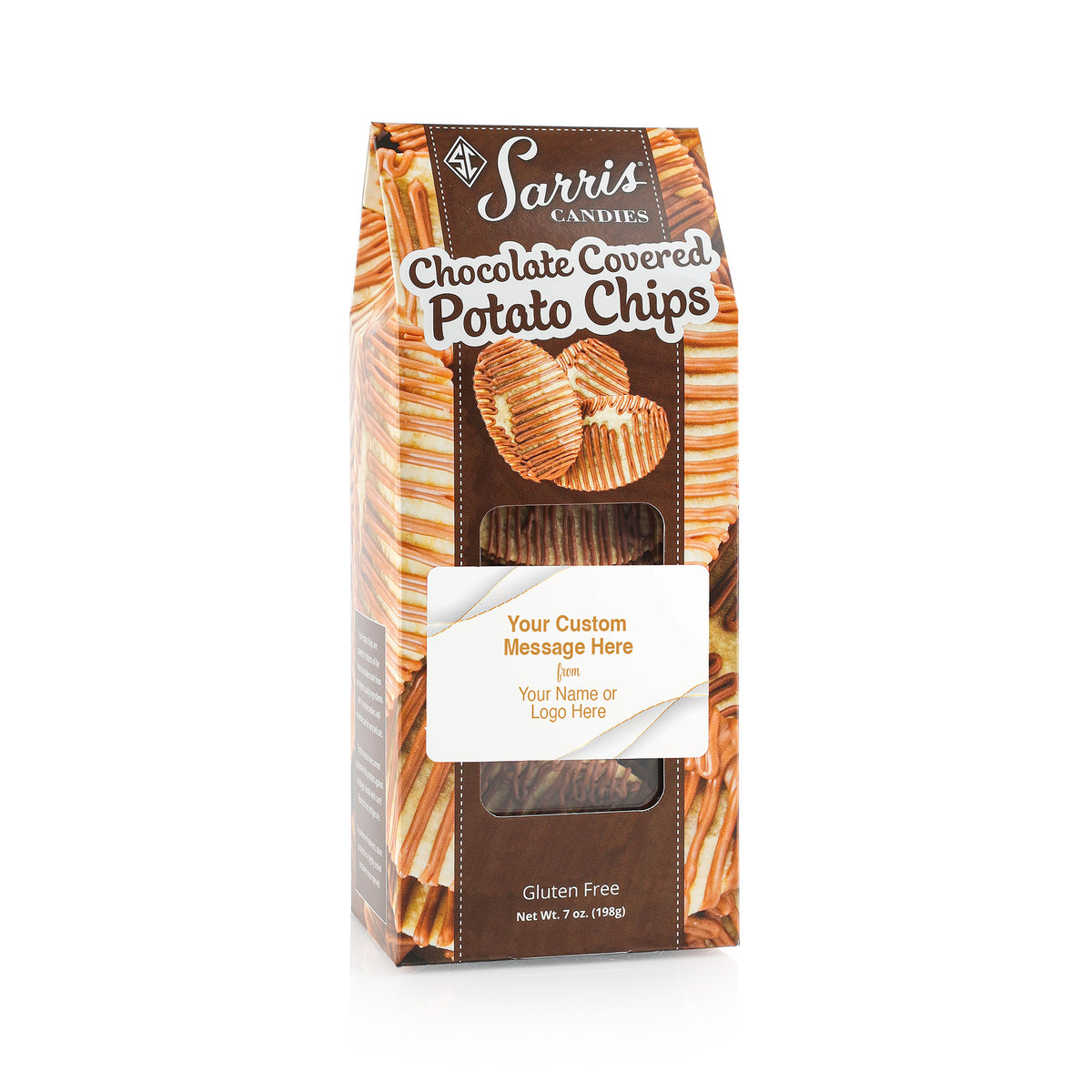 Chocolate Drizzled Potato Chips