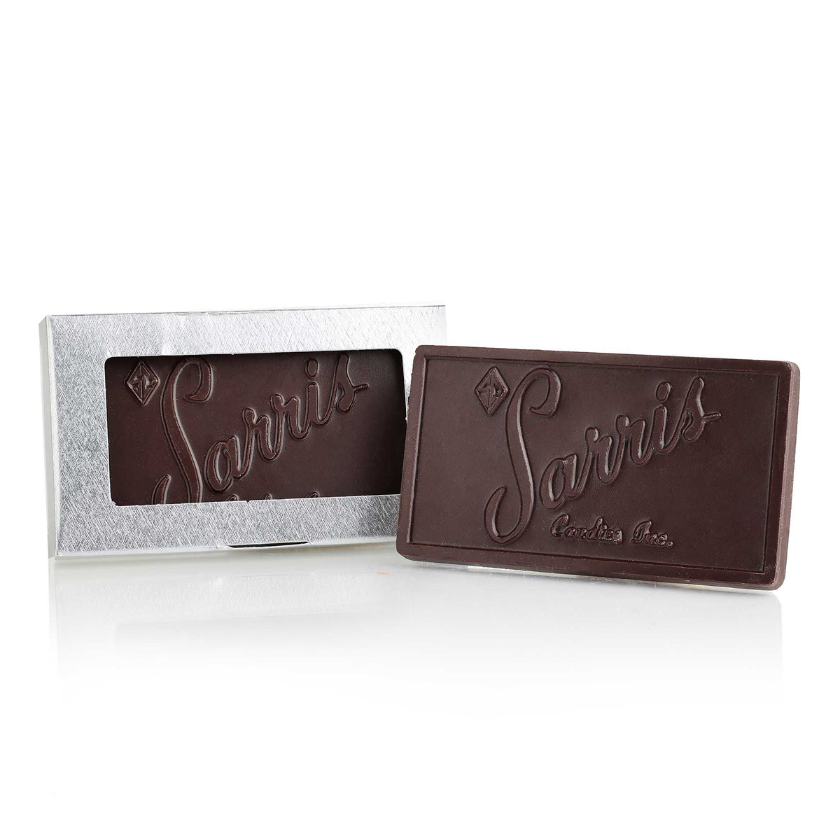 Custom Logo Business Card Dark - Silver box 1 oz.