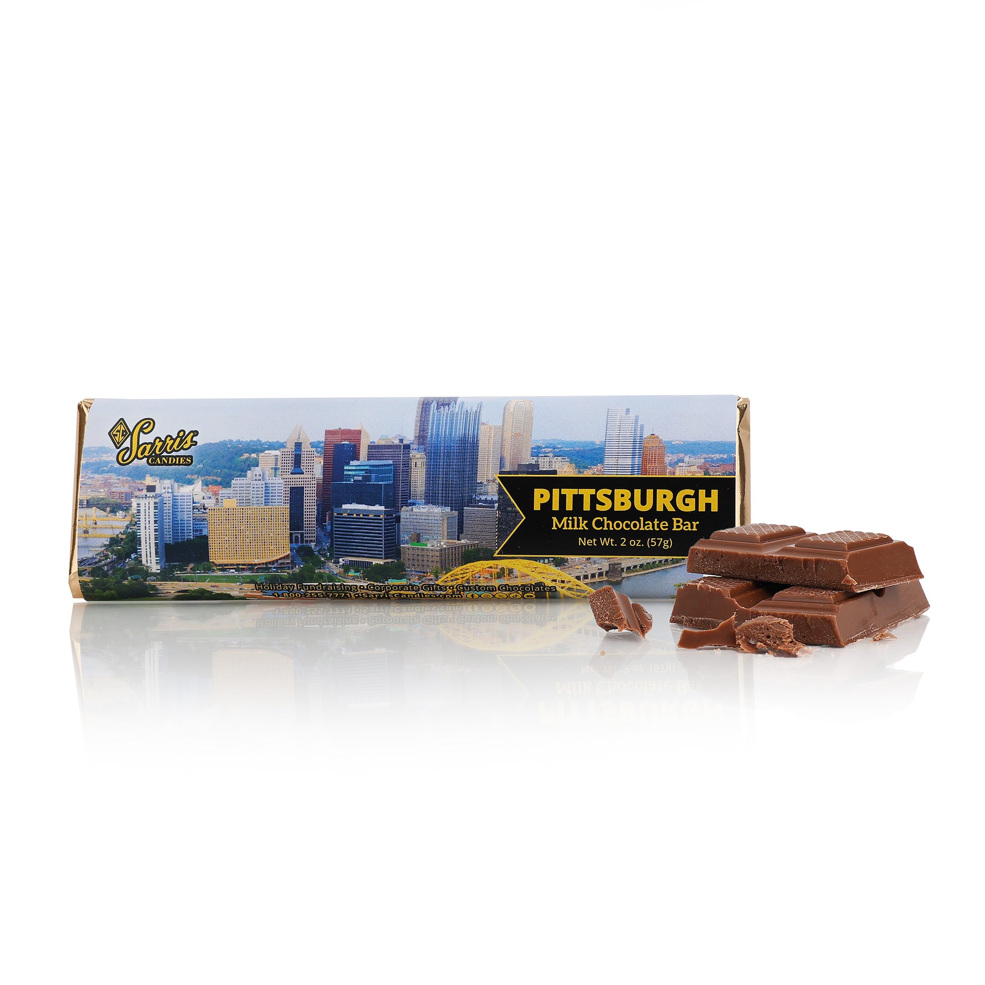 Pittsburgh Scene Bars Skyline - Milk 2 oz.