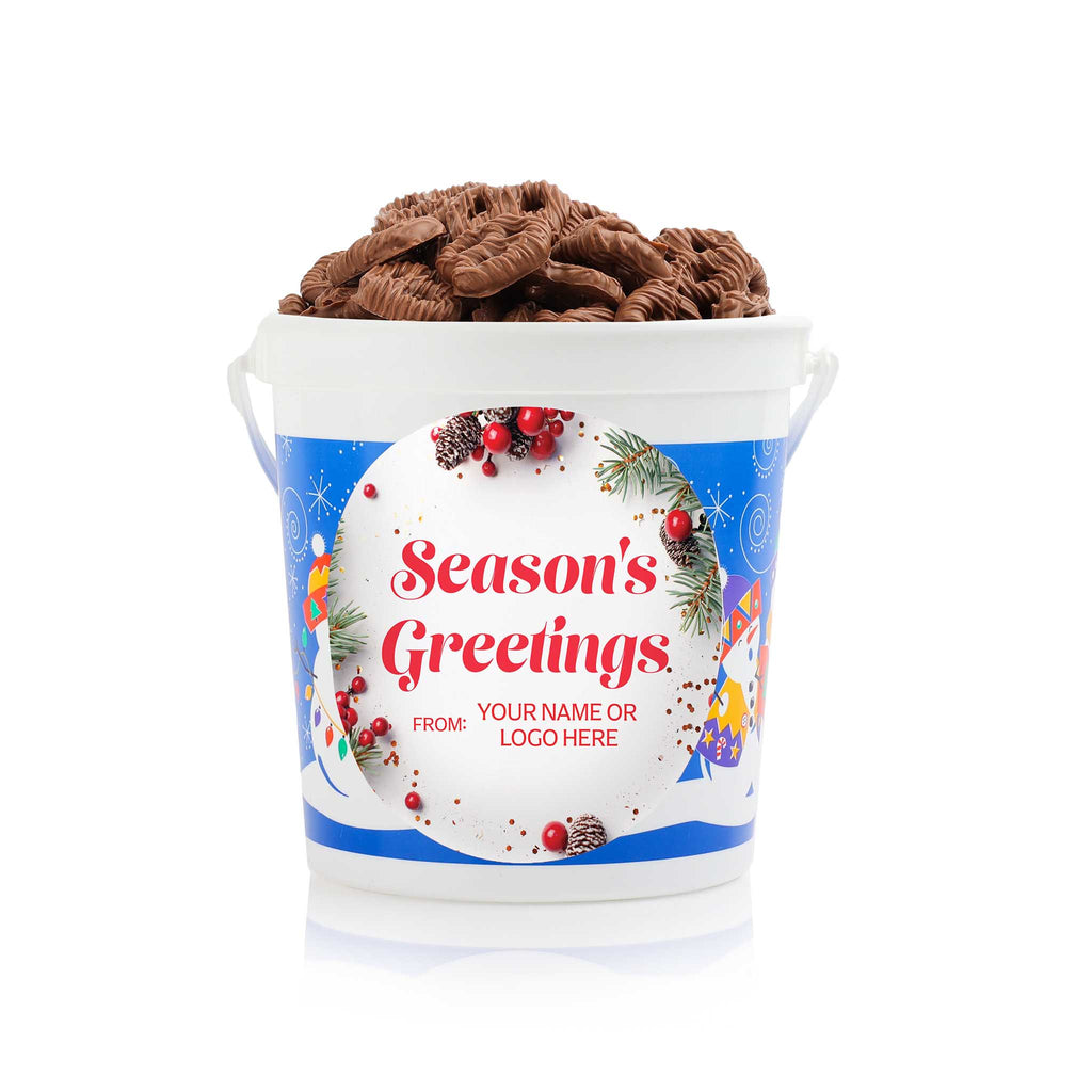 Holiday Mini Pretzel Pail