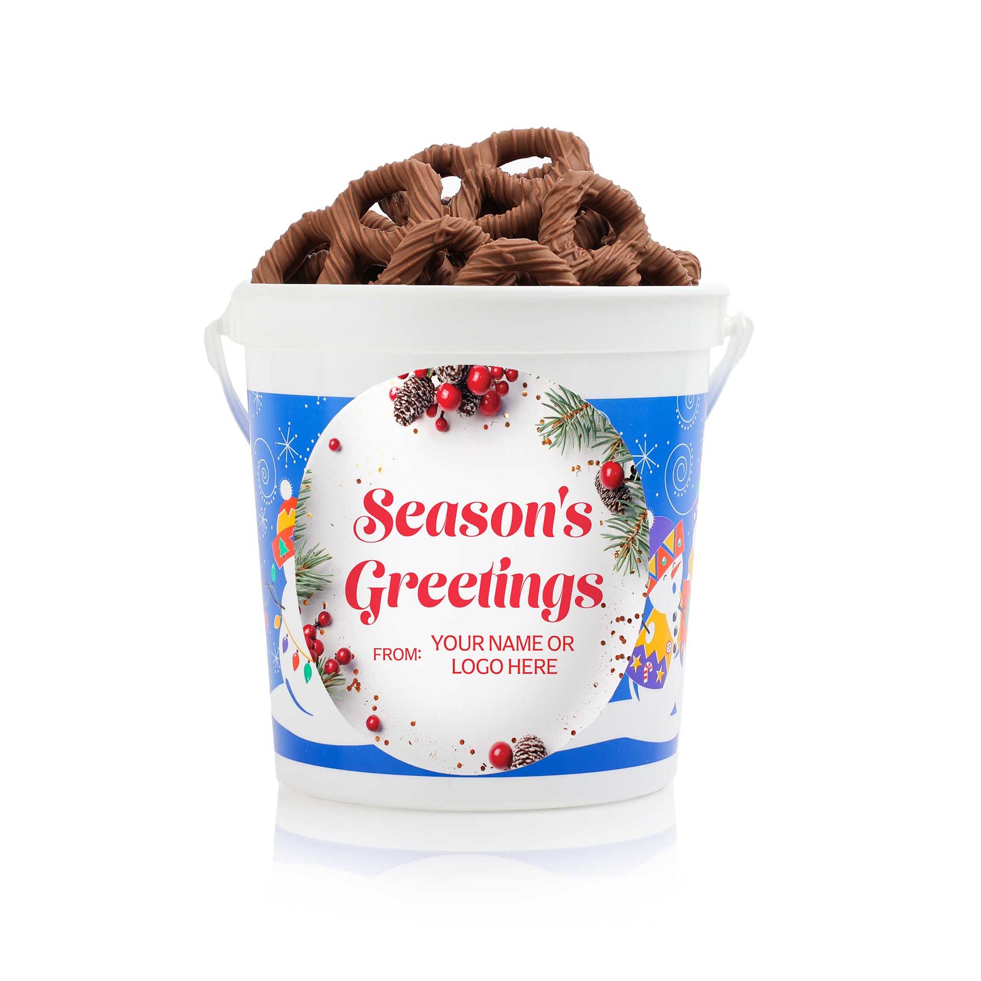 Holiday Pretzel Pail
