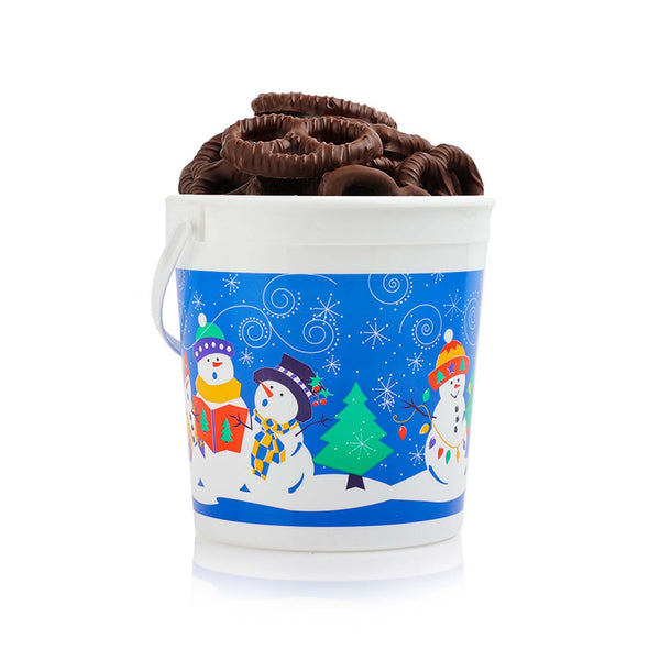 Holiday Pretzel Pail Dark 16 oz.