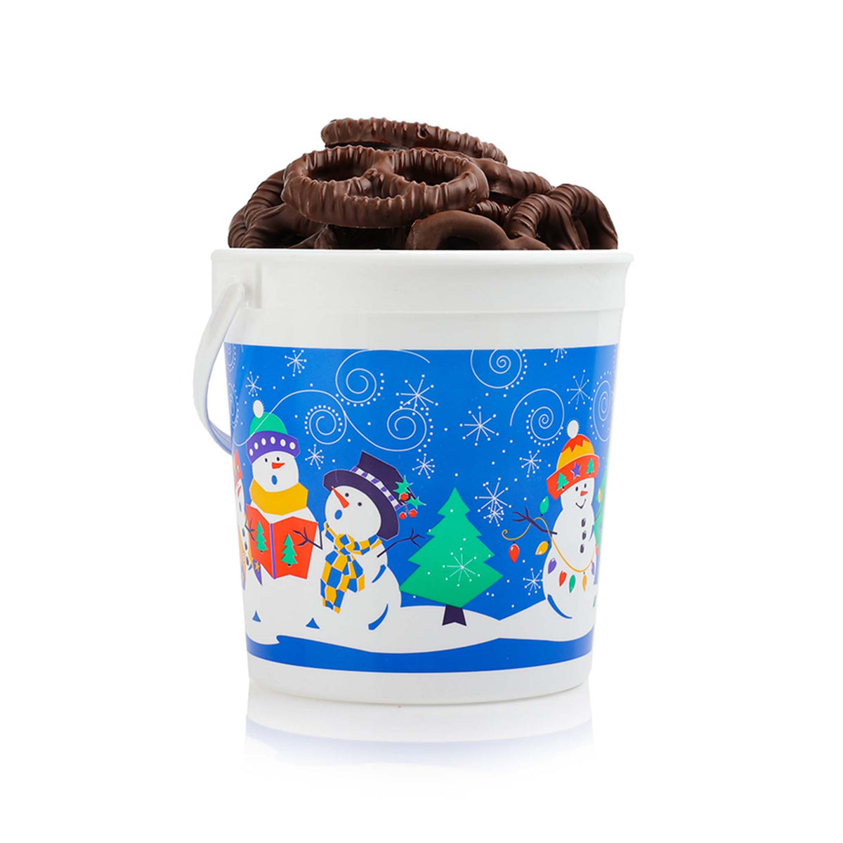 Holiday Pretzel Pail Dark 16 oz.