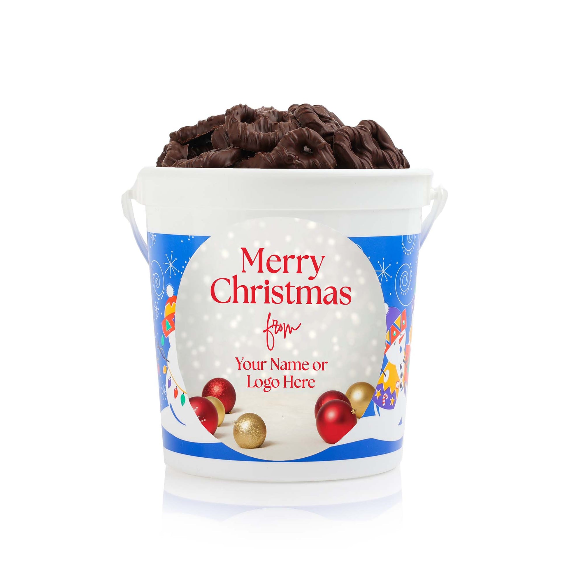Holiday Mini Pretzel Pail