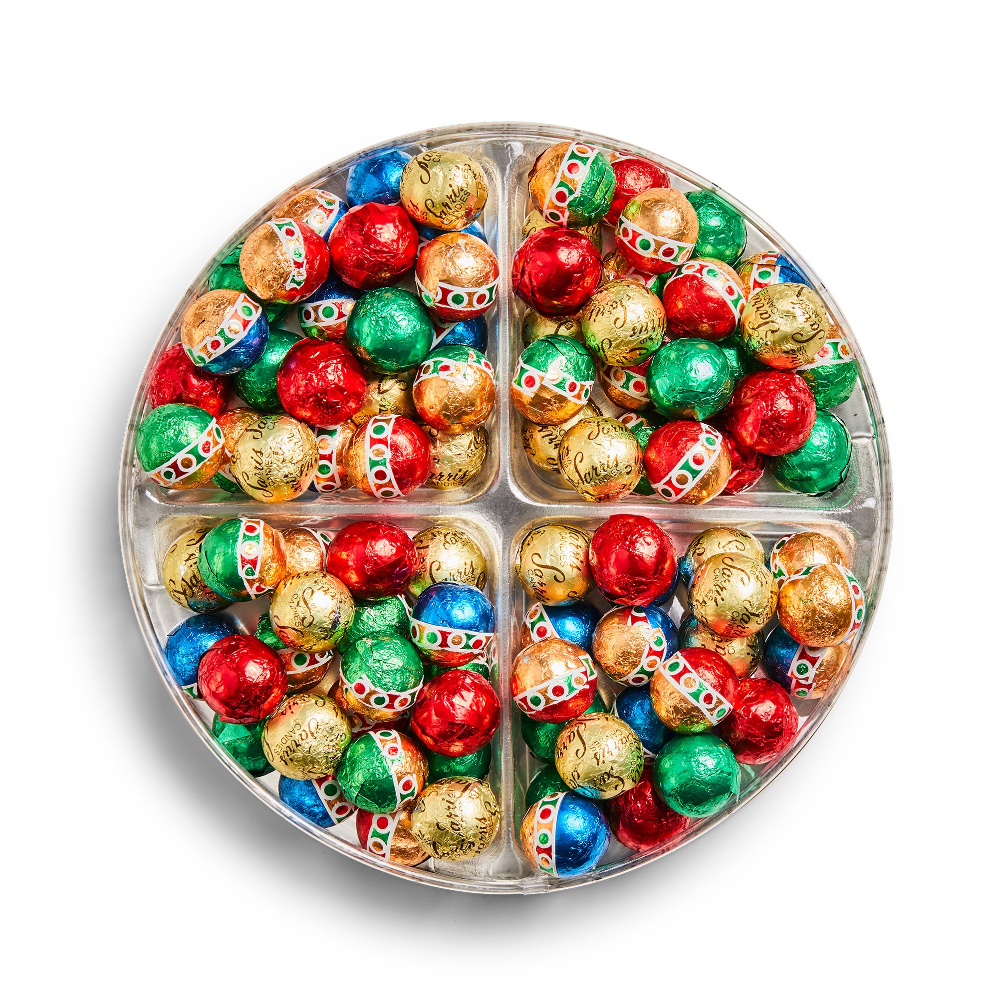 Holiday Foiled Balls Crystal Collection 11 oz.