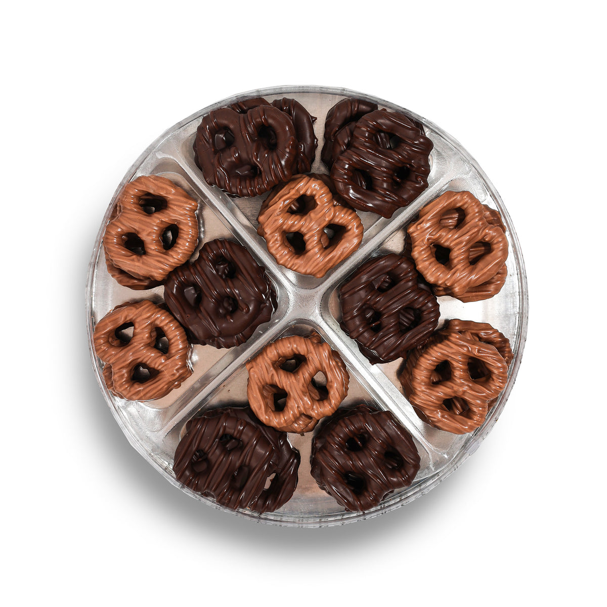 Milk & Dark Mini Pretzel Crystal Collection 36 pcs. | 8 oz.
